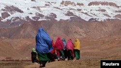 زنان روستایی در افغانستان. 